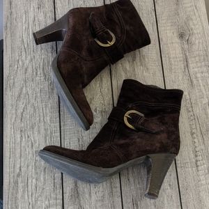 Via Spiga Brown Suede Boots